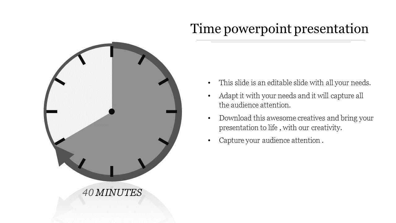 Free - Best Time PowerPoint Template For Business Presentation